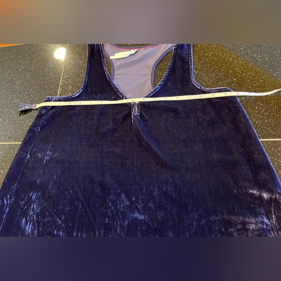 anthropologie Suri Velvet Sapphire Blue-purple Racer back Tank/SZ. Small - Picture 6 of 12
